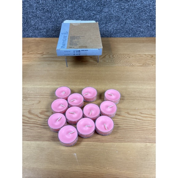 Partylit~ Be Happy!~Tealights~12 Tealights - Picture 1 of 2